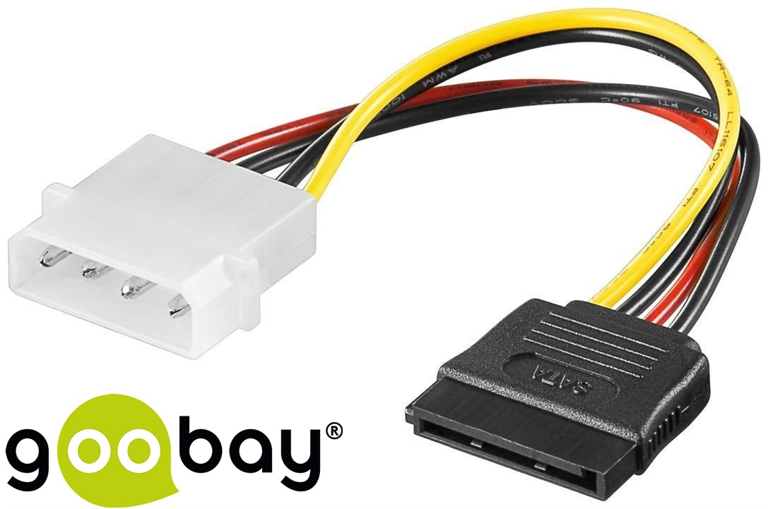 Molex to 1xSATA GOOBAY