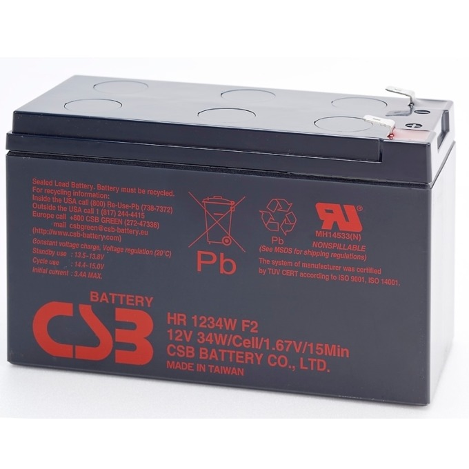 Оловна батерия 12 V/ 9 Ah  CSB HR1234WF2