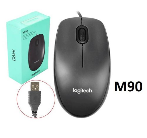 Оптична мишка Logitech M90,USB,черна