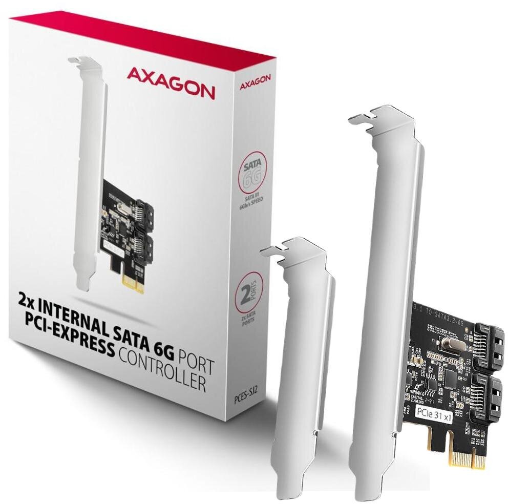 PCI-E with 2xINTERNAL SATA High/Low profile