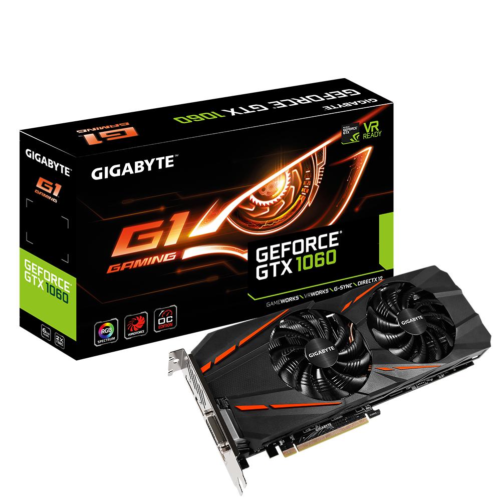 PCIe GeForce GTX 1050 G1 Gaming 6GB  Gigabyte