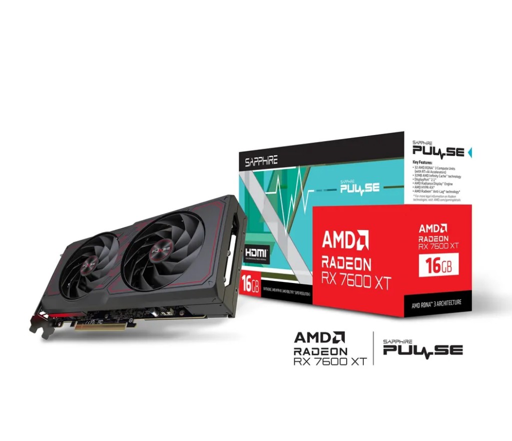 Radeon RX 7600 16GB GDDR6 XT GAMING 128 bit