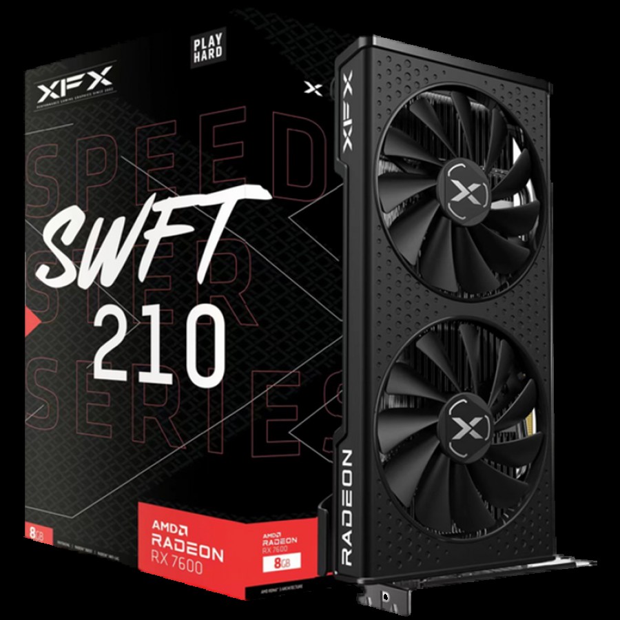 Radeon RX 7600 8GB GDDR6 XFX RX-76PSWFTFY