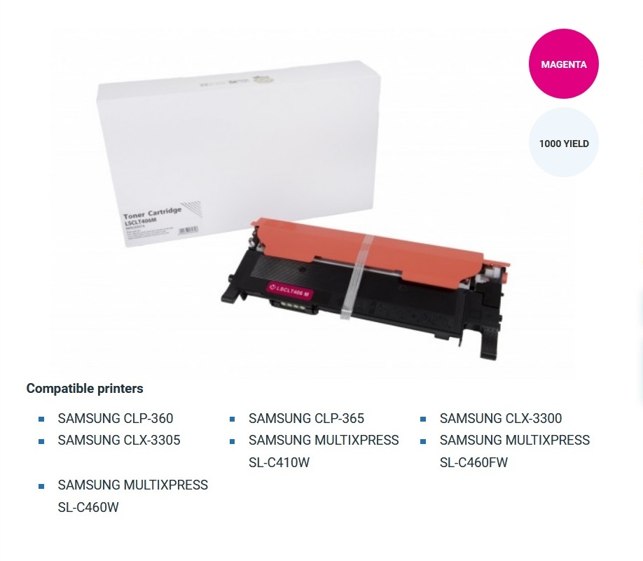 Samsung   CLT-406S Magenta (1.0K) (CLP360)