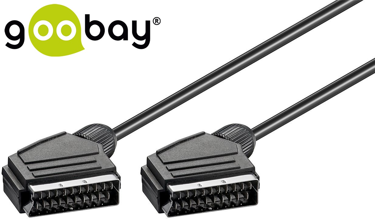 Scart M 21-pin to Scart M 21-pin 0.6m GOOBAY