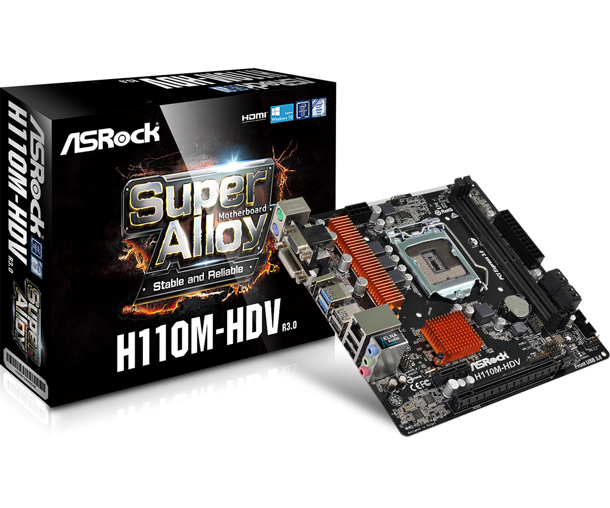 Socket 1151 Asrock H110, DDR4