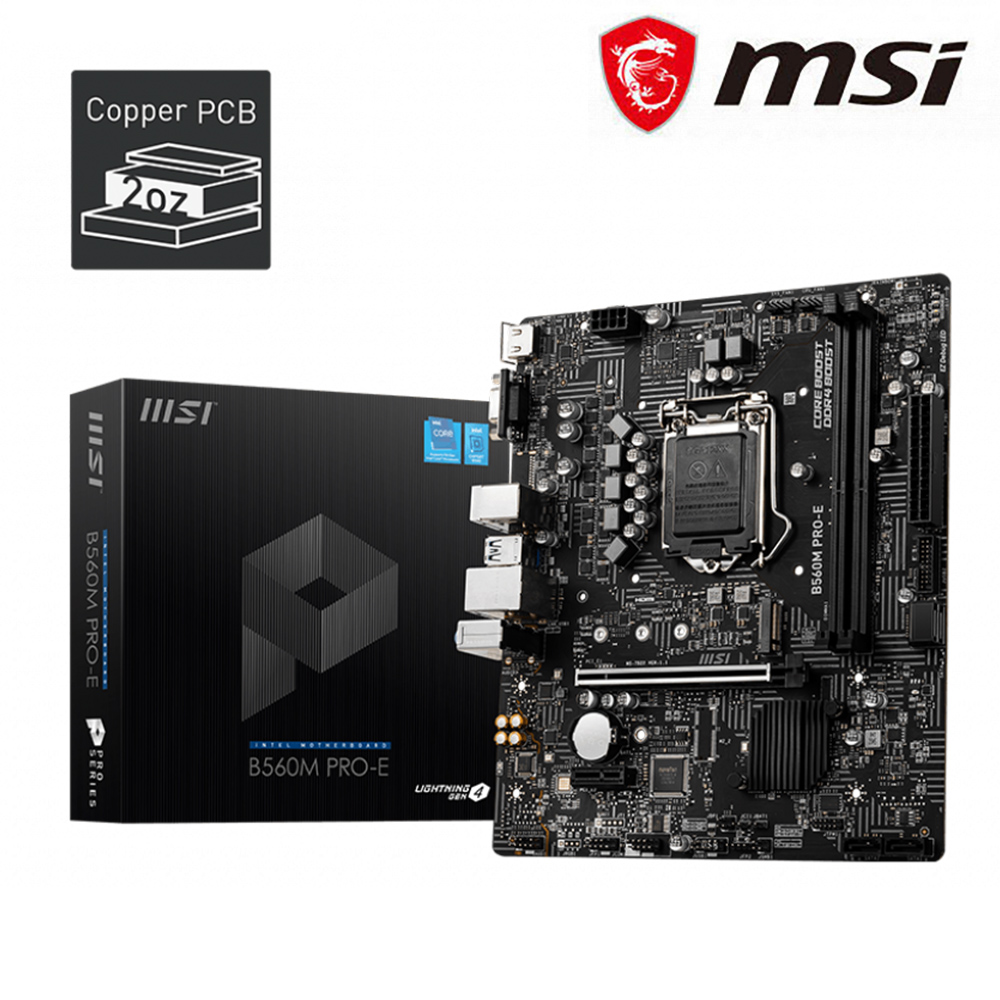 Socket 1200 MSI B560M PRO-E Dual Channel DDR4