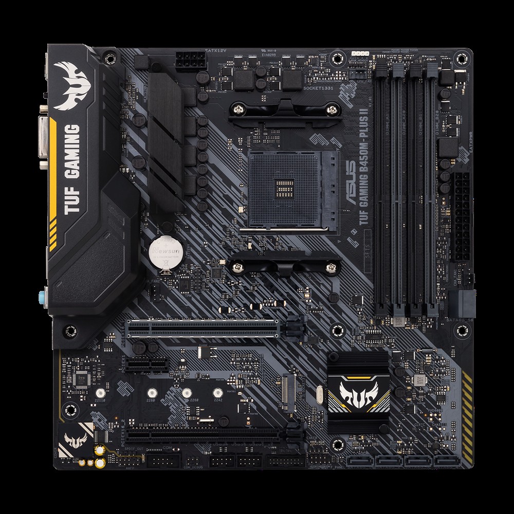 Socket AM4 ASUS GAMING B450M-PLUS II, 4xDDR4