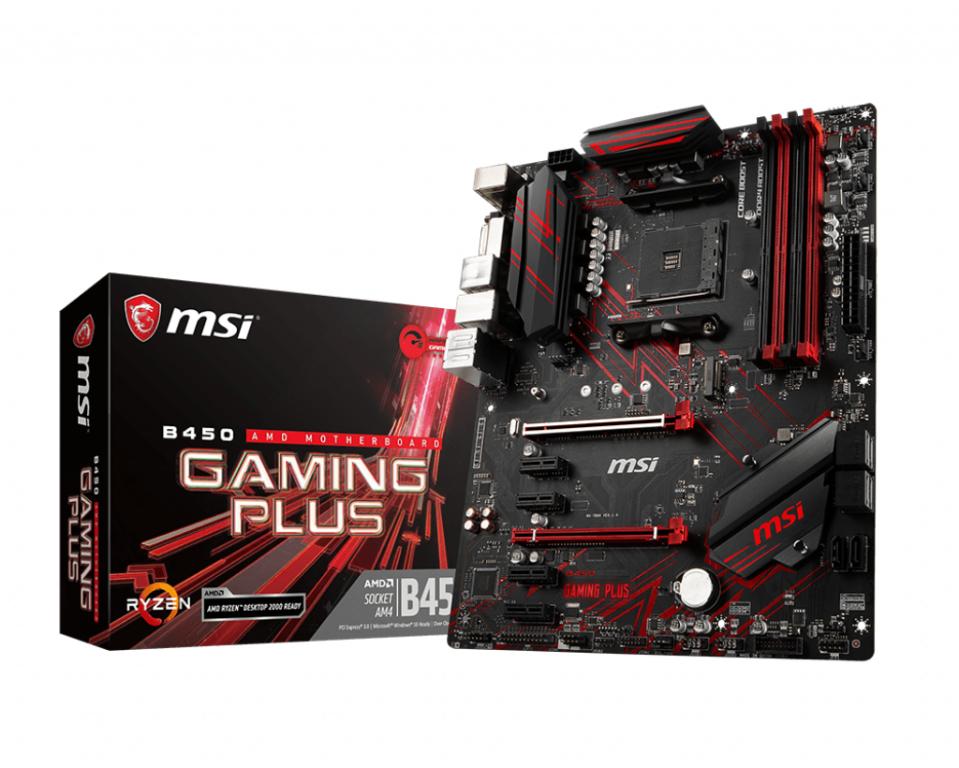 Socket AM4 MSI B450 GAMING PLUS, 4x DDR4