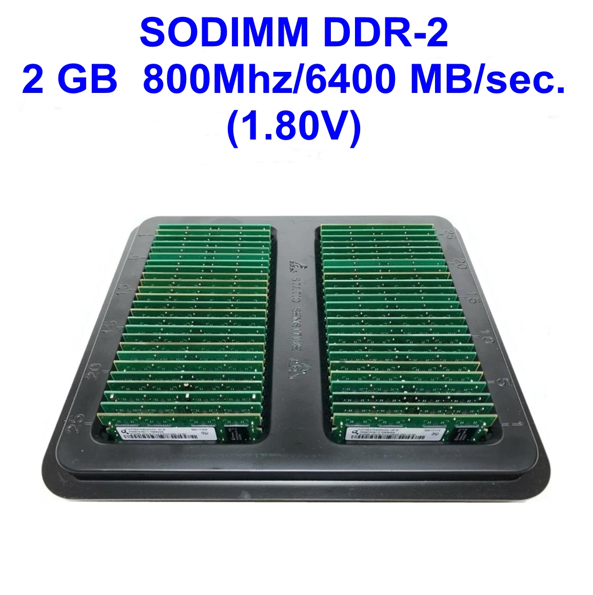 SODIMM DDR-2 2 GB  800Mhz/6400 MB/sec.(1.80V)