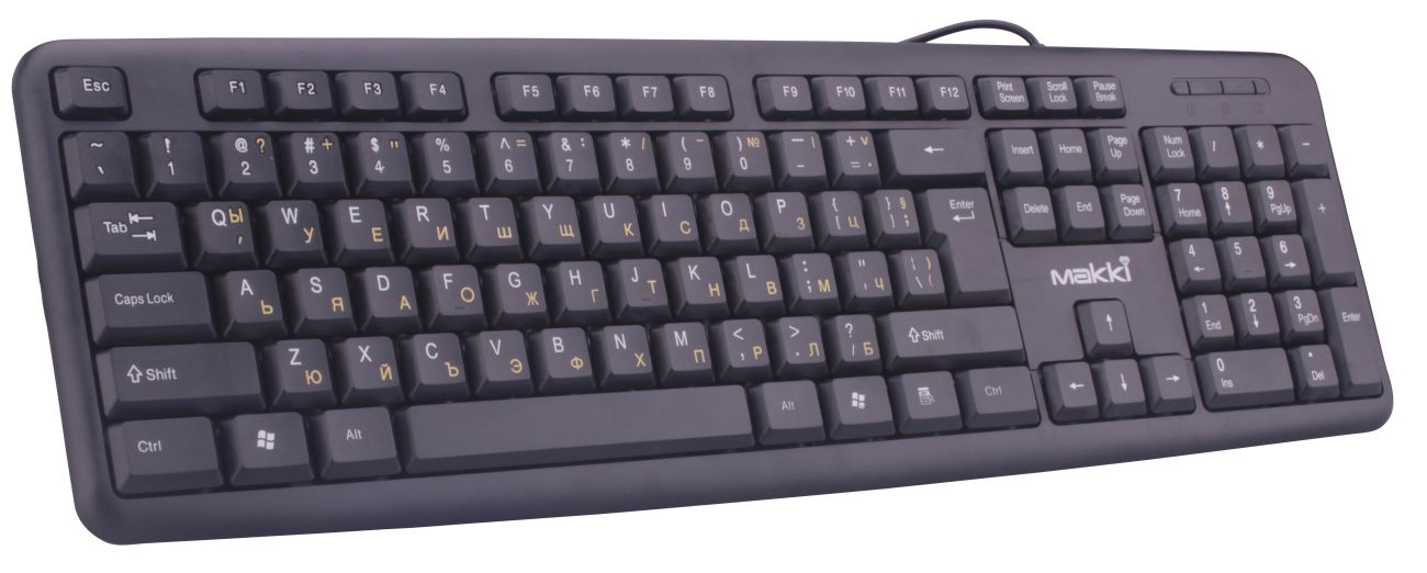 Стандартна клавиатура USB MAKKI KB-003, BG,БДС