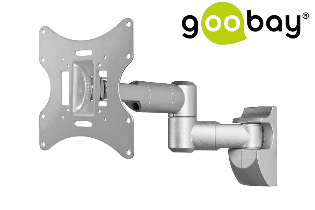 Стенна стойка GOOBAY 17“ - 42“ EasyScope Twin M