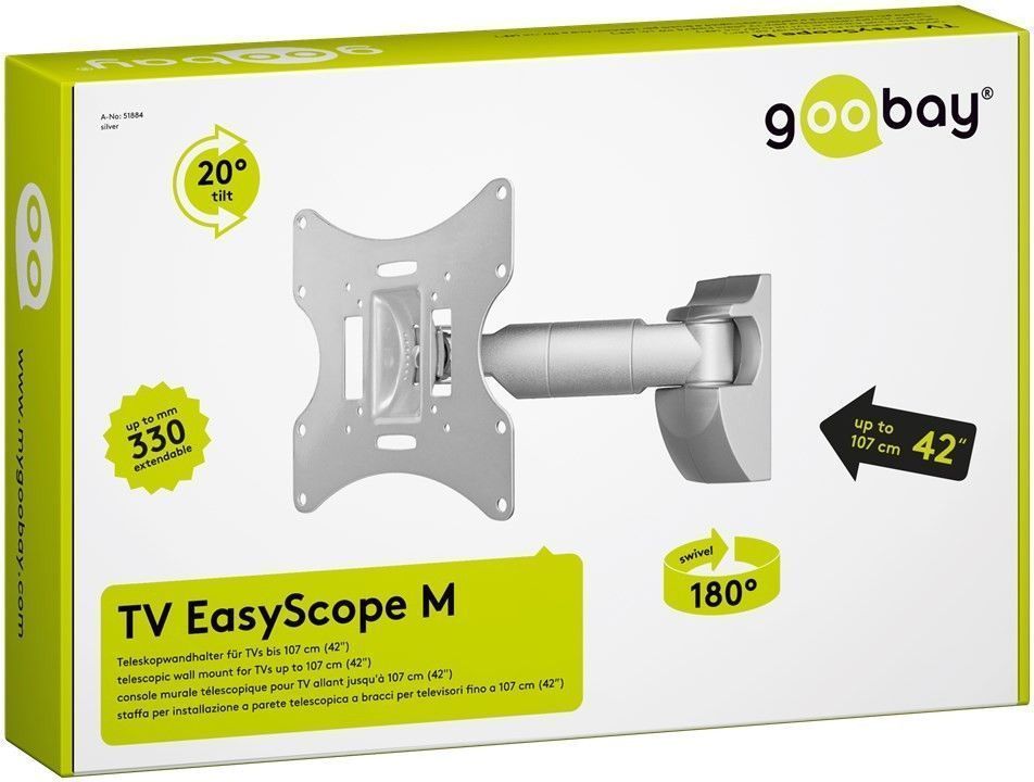 Стенна стойка GOOBAY 17 “- 42“ TV EasyScope M