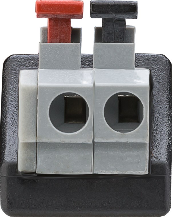 Terminal Block 2-pin to BNC male Goobay