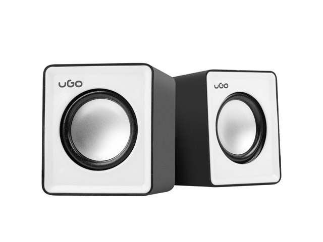 Тонколони UGO OFFICE 6W RMS 2.0 BLACK-WHITE