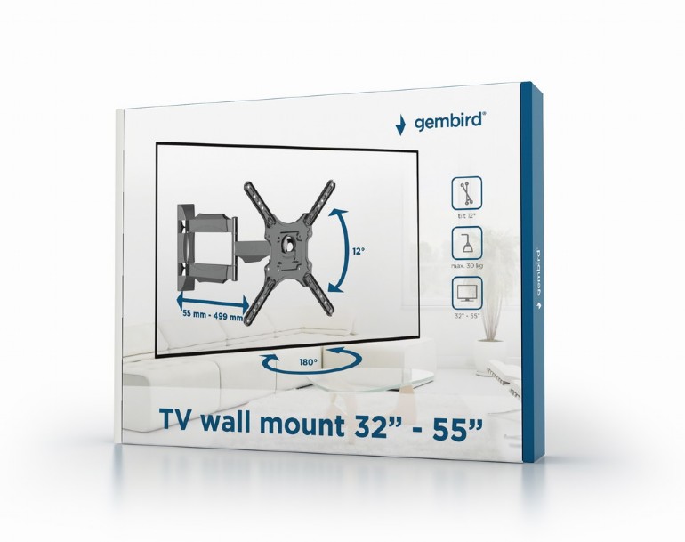 TV стойка Gembird WM-55RT-05 32-55 rotate & tilt