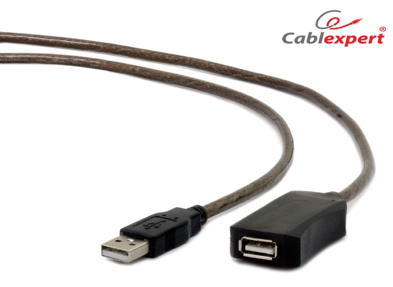 Удължител USB AM-AF 10m  Активен  Cablexpert