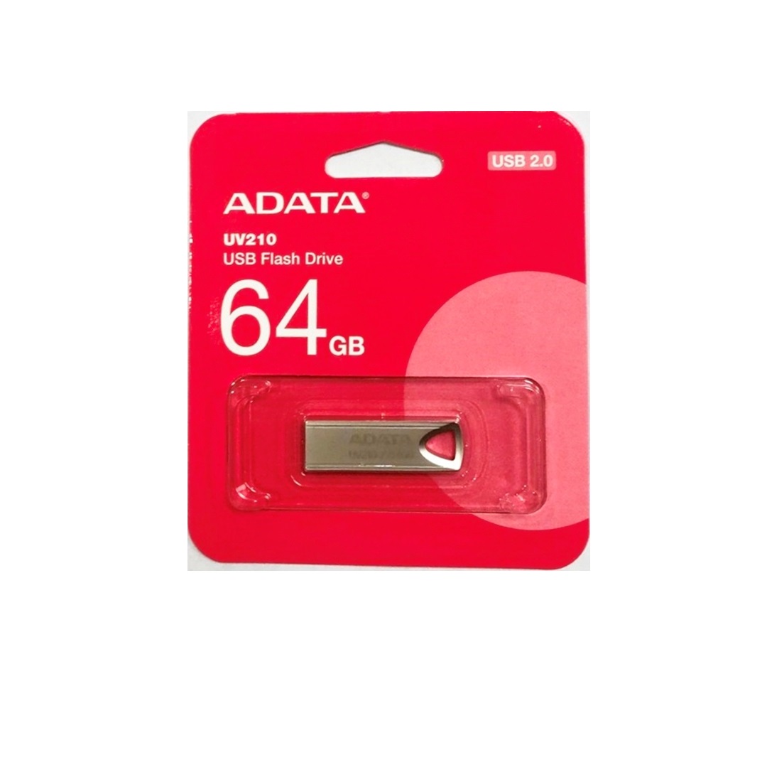 USB 2.0  64GB Adata UV210 Metal Gold