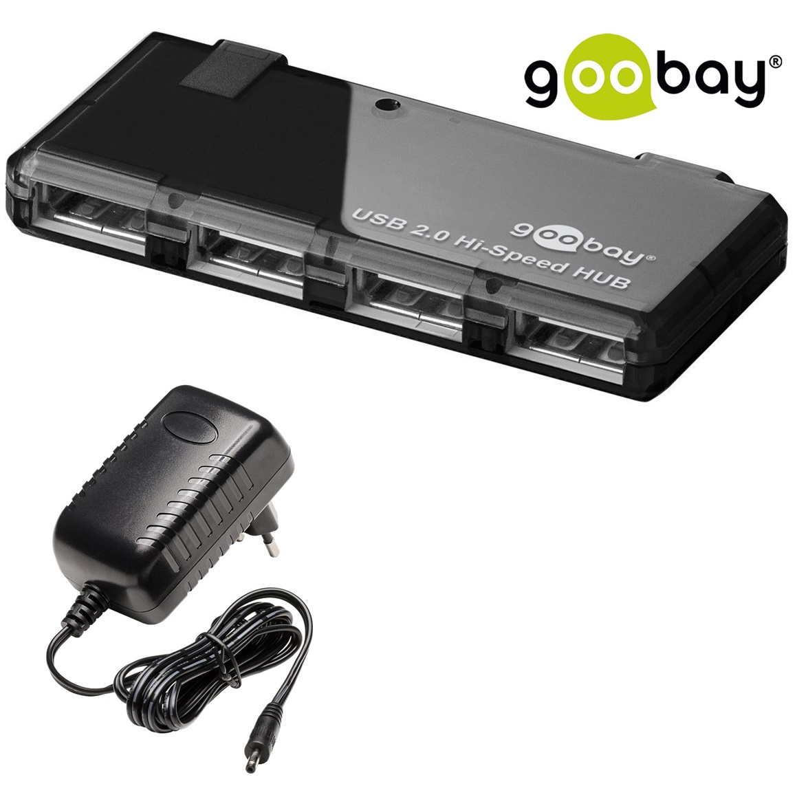 USB 2.0 HUB 4 port Hi-Speed GOOBAY 95912