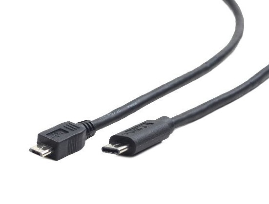 USB-C male->MicroUSB male 1.8m Cablexpert