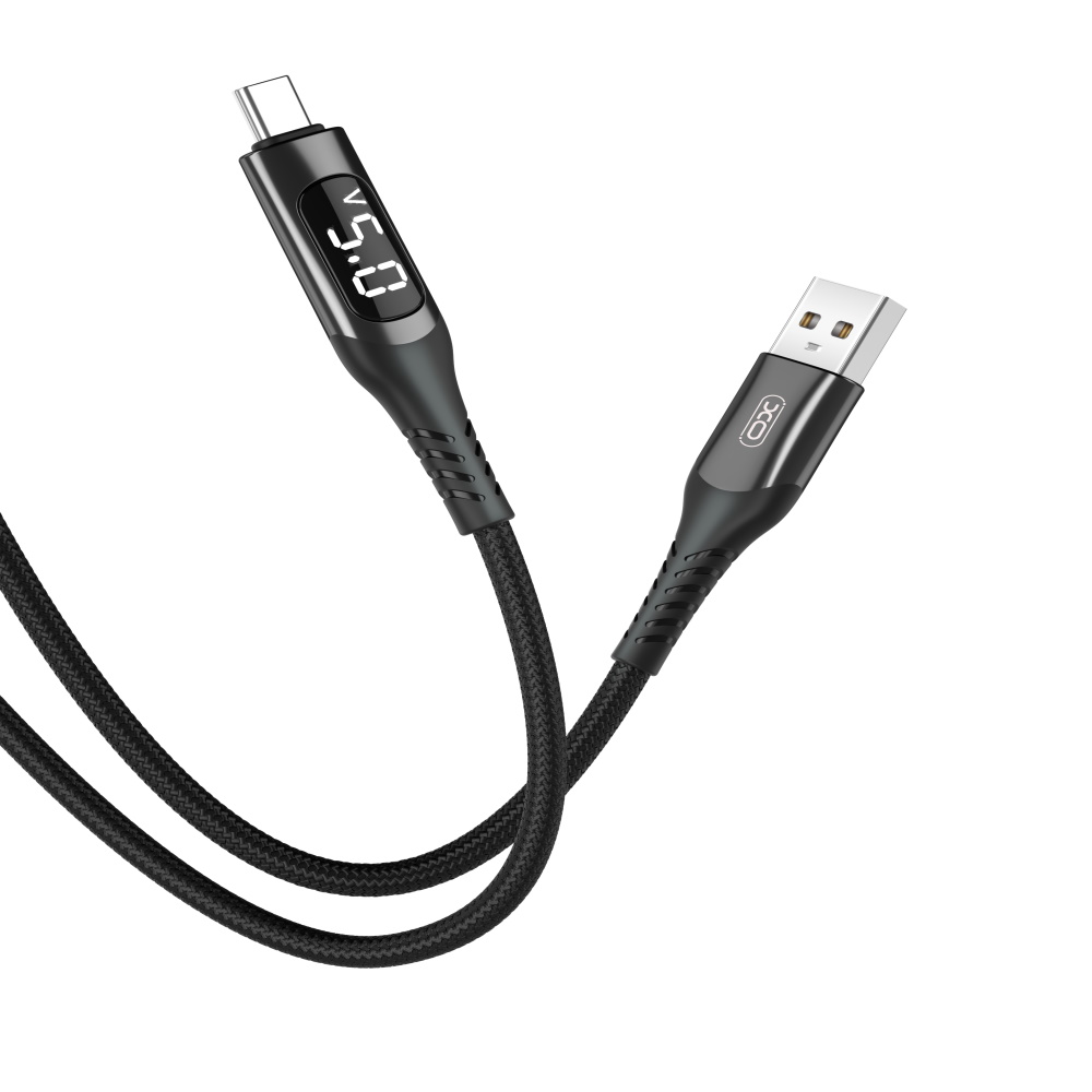 USB male - USB-C male 1.0m/2.4A XO NB162 display