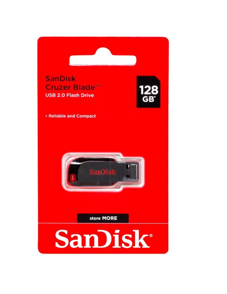 USB памет128GB SanDisk Cruzer Blade