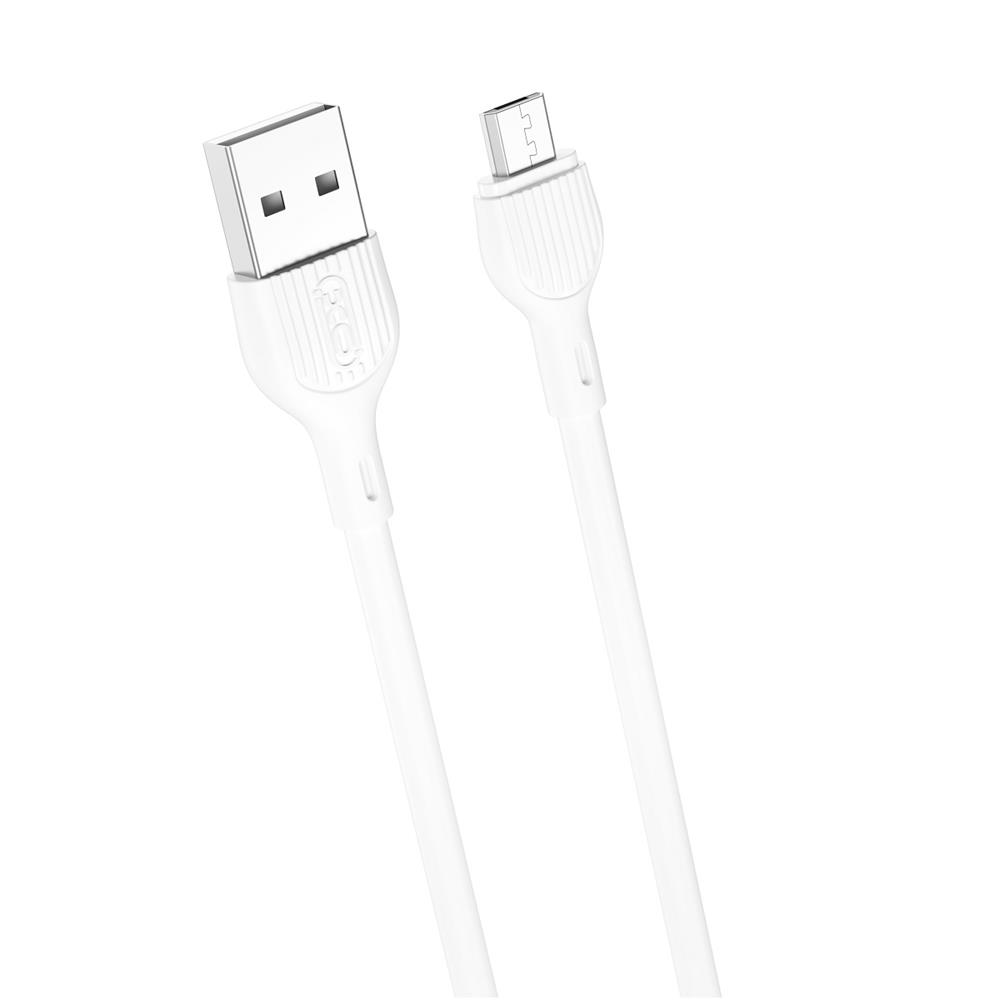 USB to Micro USB (1.0m)2.1А XO NB200 White