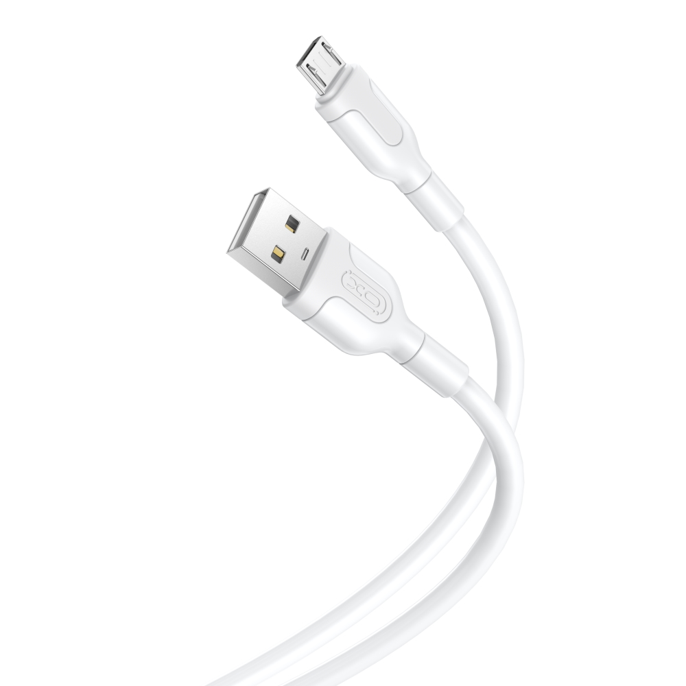 USB to Micro USB (1.0m)2.1А XO NB212 White