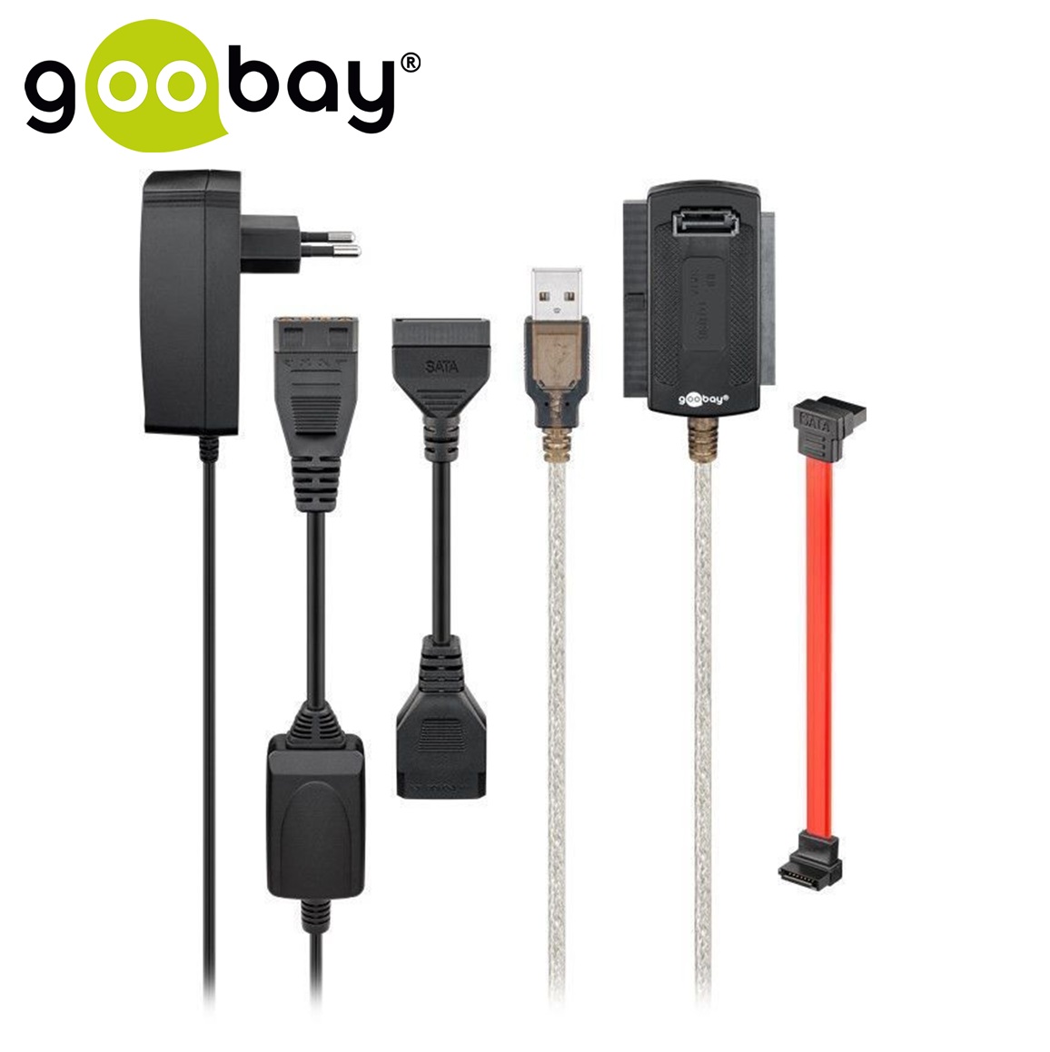 USB2.0 to ATA/SATA HDD/SSD 2.5“/3.5“ GOOBAY