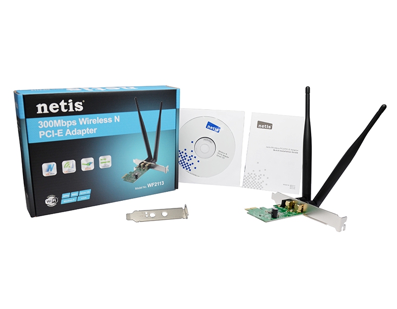 Wireless PCI-E 300Mbps Adapter Netis WF2113