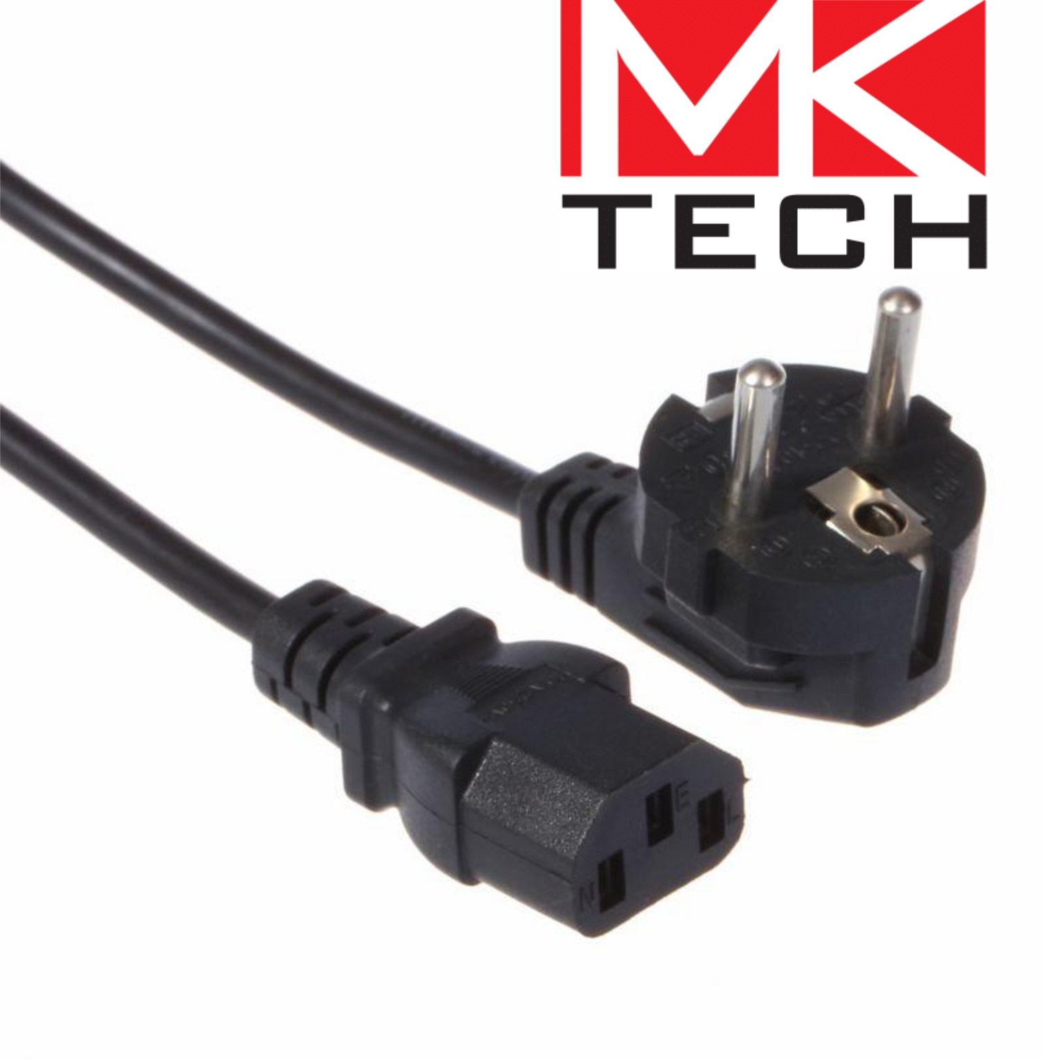 Зах. кабел за компютър 1.2m Черен MKTECH LQ