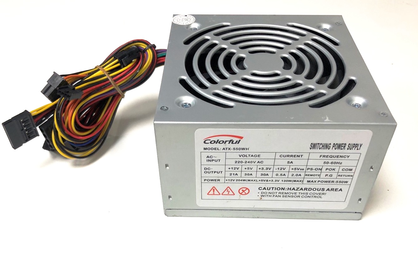 Захранващ блок 550W (Colorful ATX-550W)