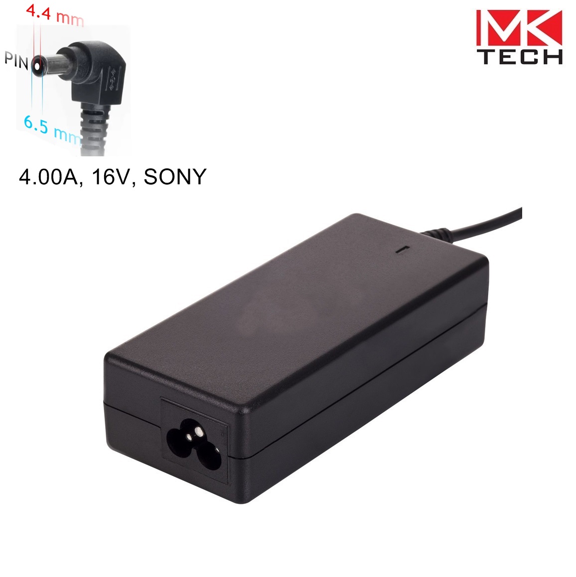 Зарядно 6.5x4.4mm, 16V 64W 4.00A SONY