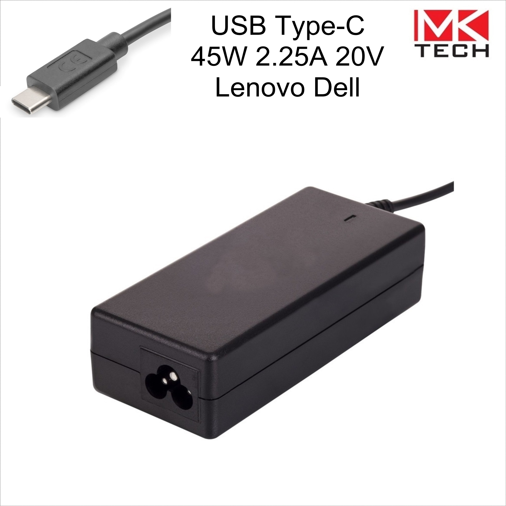 Зарядно USB Type-C 45W 2.25A 20V Lenovo DELL