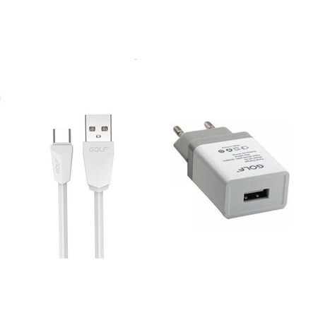 Зарядно за мрежа Golf GF-U1SET 1А USB-C